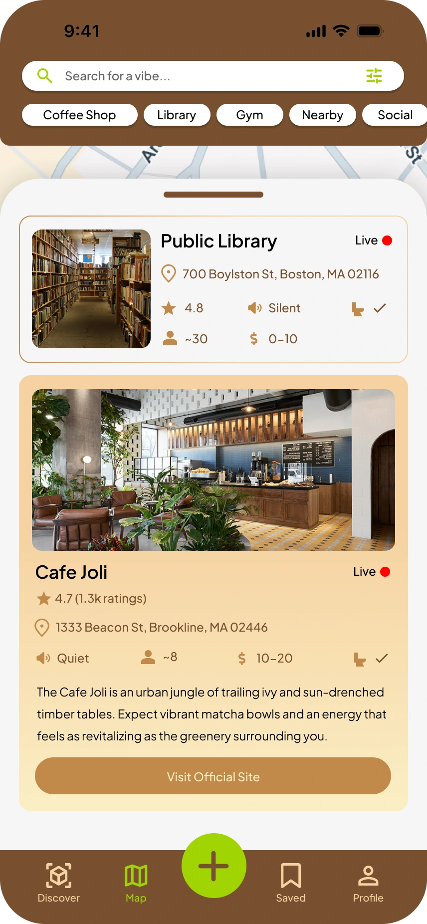 Updated high-fidelity screen 3 showing polished interaction details and accessible structure