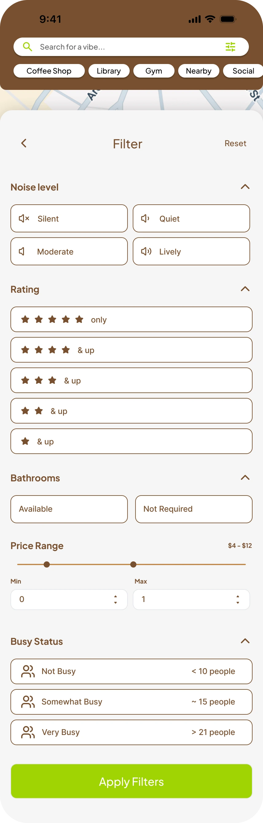 Updated high-fidelity screen 4 showing polished interaction details and accessible structure